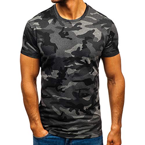 TDEOK T-shirt Heren Militair Korte Mouw Shirt Halve Mouwen Militair Heren T-shirts voor Heren Los Outdoor T-shirt Heren Militair Militair T-shirt Heren Militair Shirt Heren Zwart T-shirt