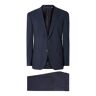 HUGO BOSS Slim fit 2-delig pak van scheerwol - Donkerblauw