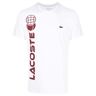Lacoste x Daniil Medvedev T-shirt met logoprint - Wit