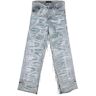 Who Decides War Gerafelde straight jeans - Blauw