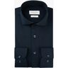 Profuomo Overhemd Humerto Single Jersey Navy   42