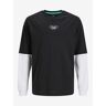 Jack & Jones Tribeca Children's T-shirt zwart zwart 128 male