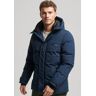 Superdry Gewatteerde jas CITY PADDED HOODED WIND PARKA blauw Large