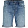 JACK & JONES JEANS INTELLIGENCE slim fit short blue denim L Heren