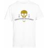 Jinbetee Creature Features Skull Wit Heren T-Shirt Met Korte Mouwen