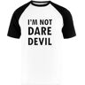 Ameretee Im Not Daredevil Baseballtop T-Shirt Kort Unisex