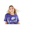 Frankfurt Galaxy T-shirt Unisex Paars XL