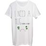 Functon+ Ik heb een enorme hoeveelheid geld heren T-shirt bnft wit, Wit, S