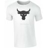 KAILANGQI Men's New Brahma Bull The Rock Project Gym Logo USA SizeMXL3XL T-Shirt Street Wear Fashion Tee Shirt White White S