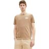 TOM TAILOR Heren 1036431 T-shirt, 24048-Desert Fawn, XXL, 24048 Desert Fawn, XXL