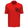 Atspauda DD Rood en Zwart Logo Heren Katoen Polo Shirt Rood, Rood, XXL