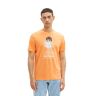 TOM TAILOR Heren 1036430 T-shirt, 22195-Fruity Melon Orange, 3XL, 22195 Fruity Melon Orange, 3XL