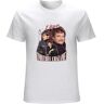 HONGYANUO I Love Timothee Chalamet Pedro Pascal Cursed Fan Collage T-Shirt Sport Fan T-shirts Leuke Kleding Heren Kleding Wit, Wit, L