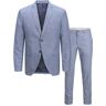 JACK & JONES JPRRIVIERA Linen Suit Slim Fit SN PLS, Chambray Blue/Fit: slim fit, 66 Große Größen