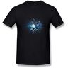 NOTELIFE NR Heren Starcraft Protoss Logo T-Shirt Zwart, Kleur: zwart/bruin,, XXL