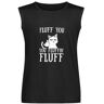 MINETOOK Men's Vest Tank Fluff You You Fluffin' Fluff T-Shirt Funny Cat Kitten Men's Sleeveless T shirt Casual Tops Clothing Black XL