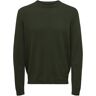 Only & Sons Onsalex 12 Solid Crew Neck Knit, roze., XL