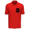 Atspauda Hip Cat Fluffy Kitten Heren Katoen Polo Shirt Rood, Rood, S