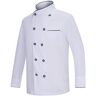 MISEMIYA Chef Chef Jassen Uniformen Keukens Uniformen Koks Chef Uniformen Ref.842B XXXL, Wit