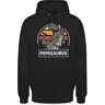 Quattro Formatee Papasaurus Papa Vaderdag Vaderdaggeschenk Vader Hoodie & Pullover Sweatshirt, trui, 3XL