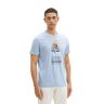 TOM TAILOR Heren 1036430 T-shirt, 26320-Stonington Blue, M, 26320 Stonington Blauw, M