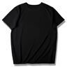 FORKIS heren t-shirt heren oversized T-shirt, lange oversized T-shirt met ronde hals en neergelaten schouders, heren basic effen T-shirt-zwart, 14Xl