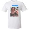 Monskitter Men's In Bed With Your Wife, Text, Selfie T-Shirt, Kardashian, Pete Davidson, Funny White M