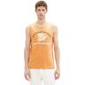 TOM TAILOR Heren 1036574 tanktop, 22195-Fruity Melon Orange, M, 22195 Fruity Melon Orange, M