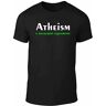 AO JIA HUANG Atheism Men's T-Shirt Funny Religion Atheist God Dawkins Belief Prophet