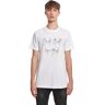 Tee Heren FU Sign Language T-shirt, wit, M