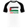 Ameretee Free Palestine Flag Of Palestine Baseballtop T-Shirt Kort Unisex
