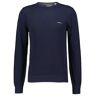 GANT Heren Cotton Pique C-Neck Trui, Evening Blue, Standaard, evening blue, XXL