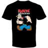 DOG DIAAY Men's Popeye The Sailor Man 4 T Shirt Black S