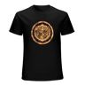 niubioe Tomorrowland T-shirt met grafische top, bedrukt T-shirt voor heren, Zwart, M