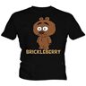 Diyilu Brickleberry En'S T Shirt for Men Black 3XL