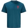 Jack Wolfskin Eschenheimer T-shirt, Blue Daze, M, uniseks, Blue Daze, M