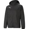 PUMA All Weather TeamLigga All-weather jas voor heren, Zwart/Zwart, XXL