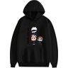 keephen Jujutsu Kaisen Hoodie Unisex Jujutsu Kaisen Gojo Satoru Leuke Karakter Afdrukken Harajuku Trui Hoodie Jujutsu Kaisen Ltadori Yuji Mode Hooded Sweatshirt, Zwart C, 3XL