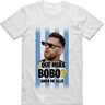 LOKOMOTO Argentinië Wereldkampioen 2022 T-shirt, Messi Wereldkampioen T-shirt, 'Was du siehst' Bobo Wij zijn meesters., Wit, M