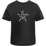 UPgentMMD Men's Pentagram of Sticks' Men's Cotton t-Shirt Black XXL