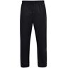 Espionage Mens grote maat open zoom fleece joggingbroek (001), Zwart, XXL / 31L