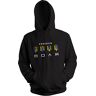 GR8Shop Freedom воля Volia Ukraine Victory Zelensky Uniseks zwart Hoodie Size L