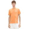 TOM TAILOR Heren 1036431 T-shirt, 22195-Fruity Melon Orange, 3XL, 22195 Fruity Melon Orange, 3XL