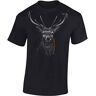 Baddery Jager T-shirt voor heren, Hunting Passion, cadeau voor jagers, jagerskleding, jachtaccessoires, Zwart Hunting Passion, 5XL