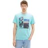 TOM TAILOR Heren 1036365 T-shirt, 31046-Blue Tibetaanse Stone, 3XL, 31046 Blue Tibetaanse Stone, 3XL