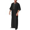 Suncolour Mannen Thobe Midden-Oosten Saoedi-Arabische Robe Mens Jubba Kaftan Thobe Dubai Midden-Oosten Lange Robe, 3, XL