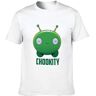 MUZHILIN Chookity Final Space Funny Alien Mooncake Moonpie T Shirt White XXL