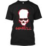 EIWOLJ NWT Gnarkill American Heavy Metal Band Music Graphic Art Logo T-Shirt Size S-3XL BlackXX-Large