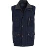 shelikes Heren Gilet Safari Wandelen Outdoor Vest Mouwloos Jas Jas Jas Gilets, Feildman Dark Navy, L