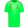 Mercedes AMG Petronas Formule 1-team T-shirt voor teamopstelling 2023, Groen, XXL